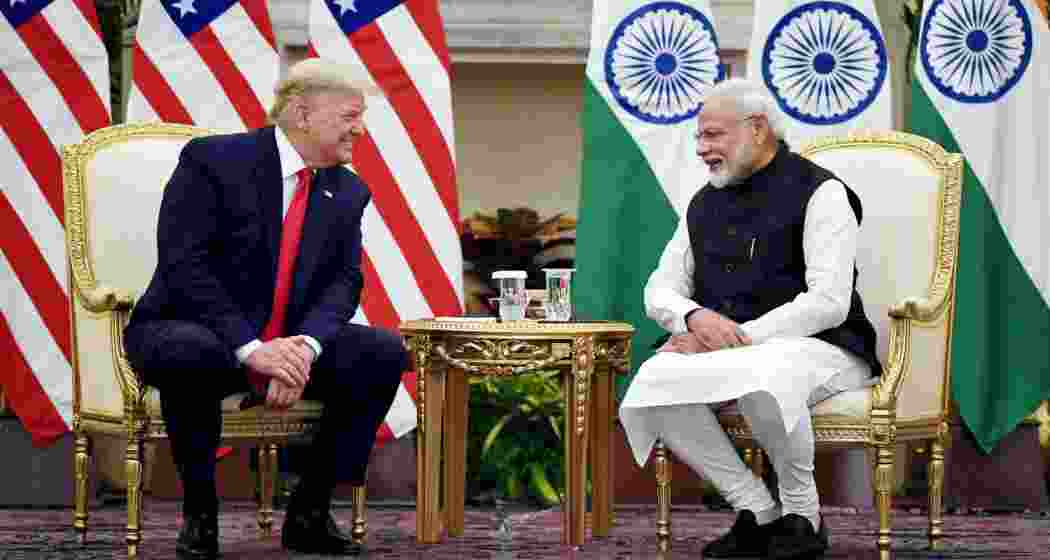 US President Donald Trump with Prime Minister Narendra Modi during a bilateral meeting. (File photo)
