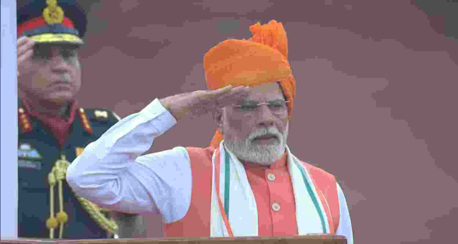 PM Modi addresses the nation on its 79th Independence Day.