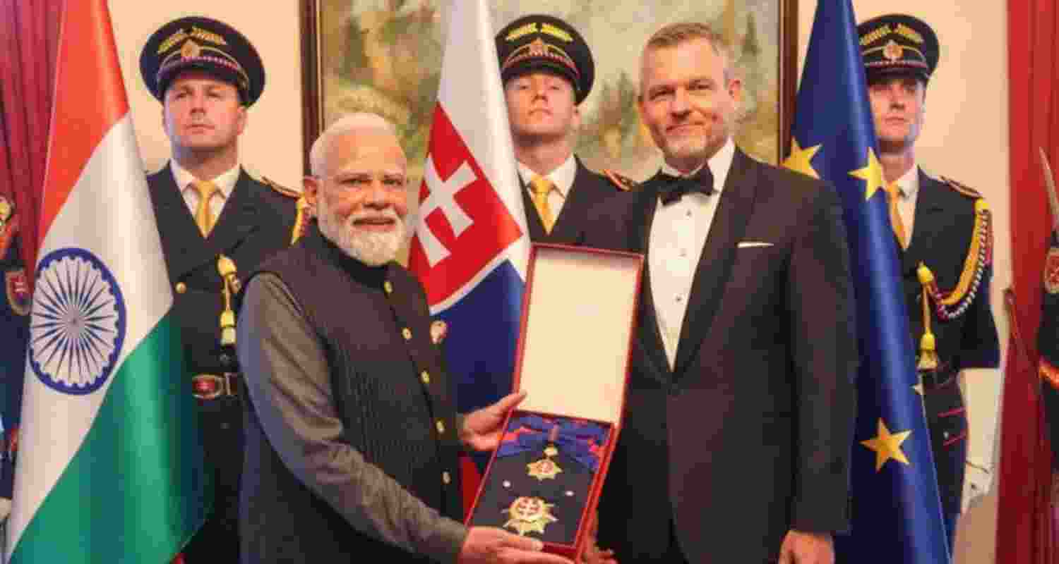 PM Modi gets Slovakia's highest honour
