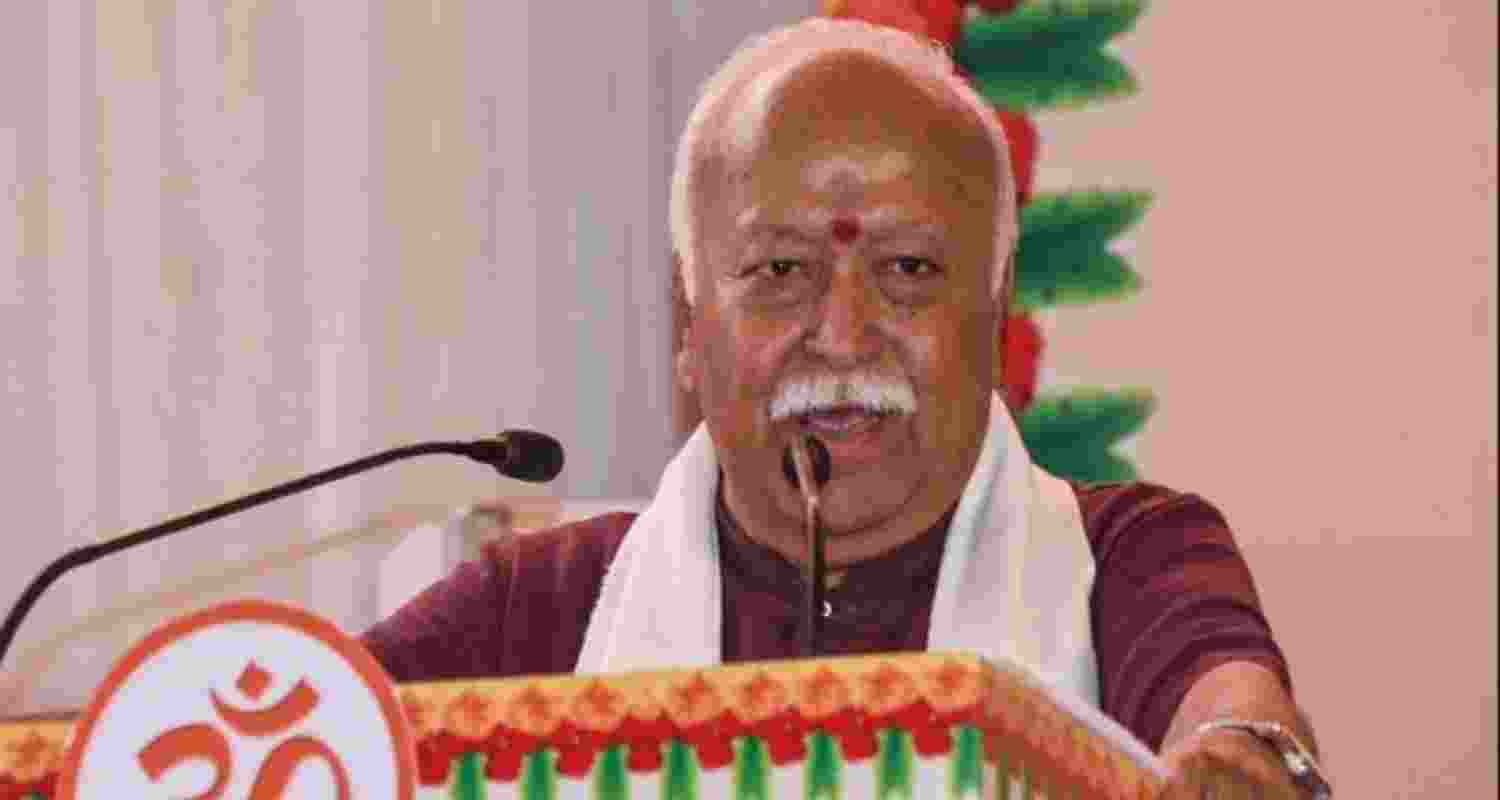 Rashtriya Swayamsevak Sangh (RSS) chief, Mohan Bhagwat - file image.