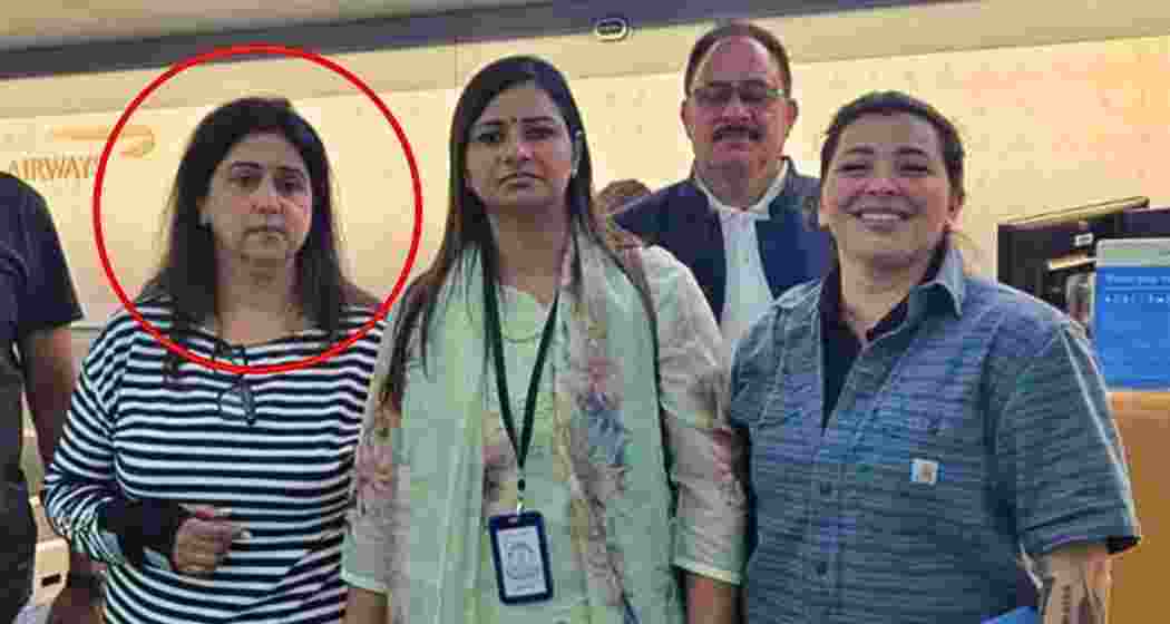 Monika Kapoor seen encircled in the photograph.