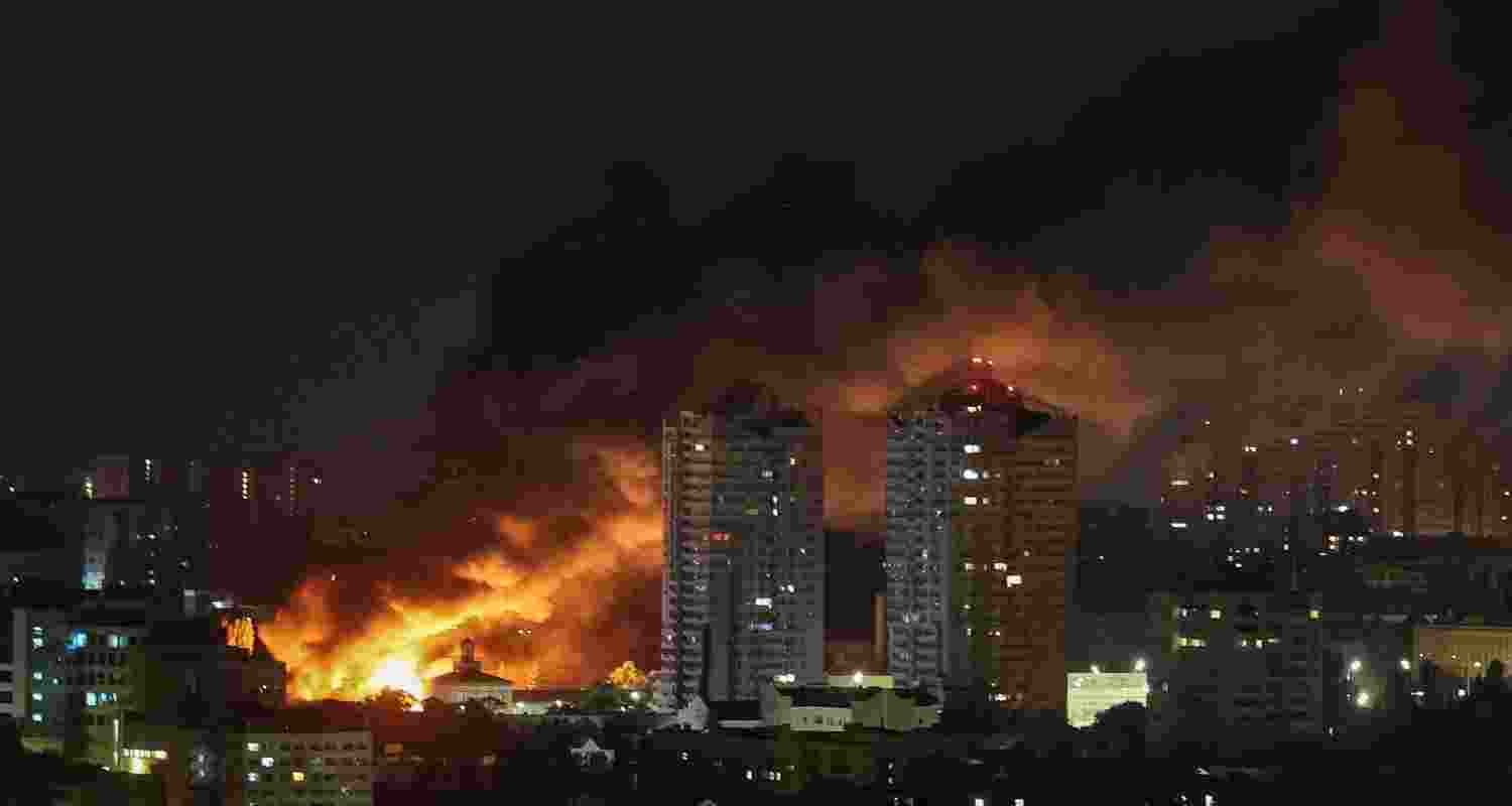 Russian missiles and drones hit Kyiv in overnight assault.