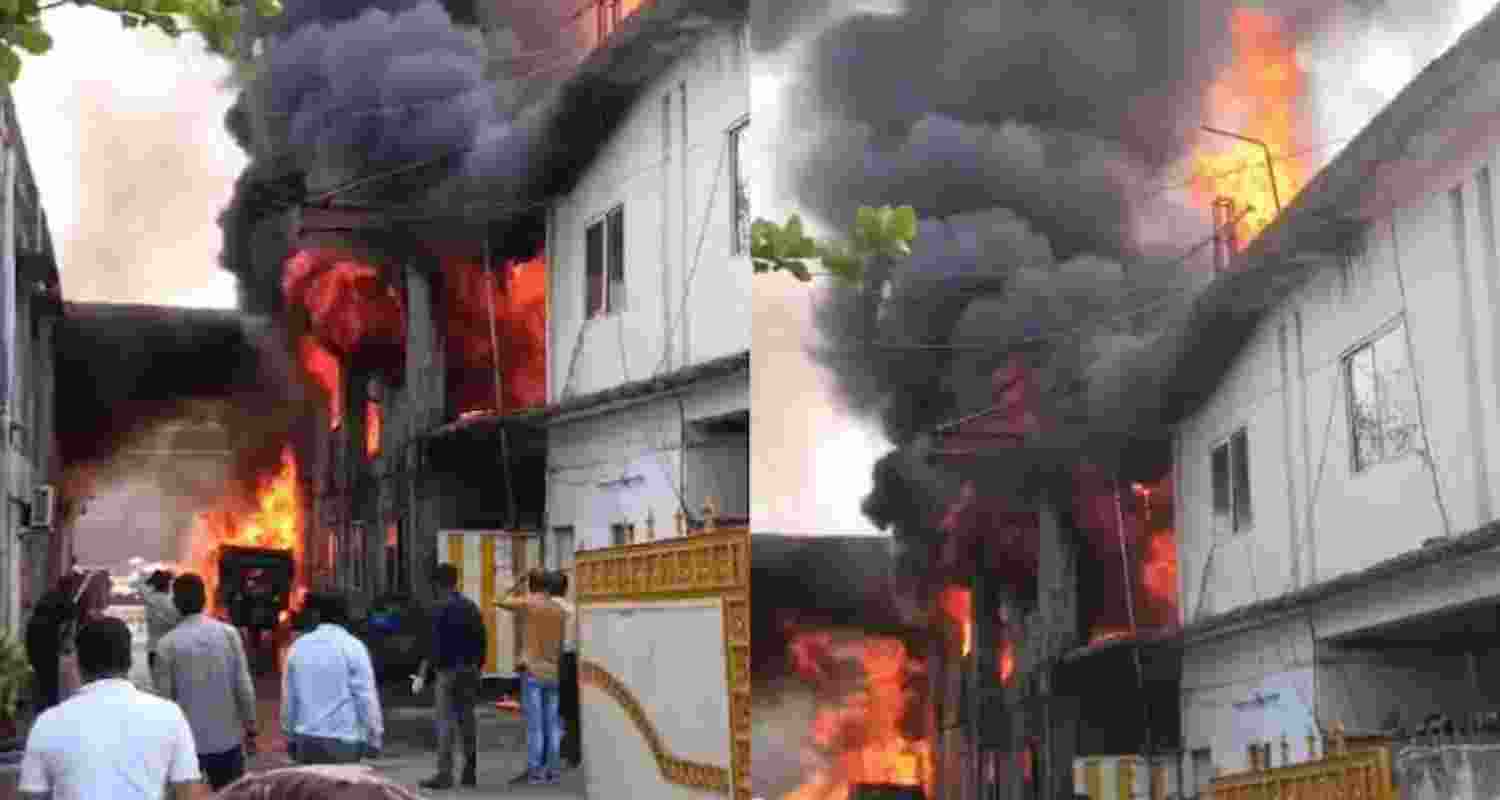 Massive fire breaks out at chemical factory in Bhopal