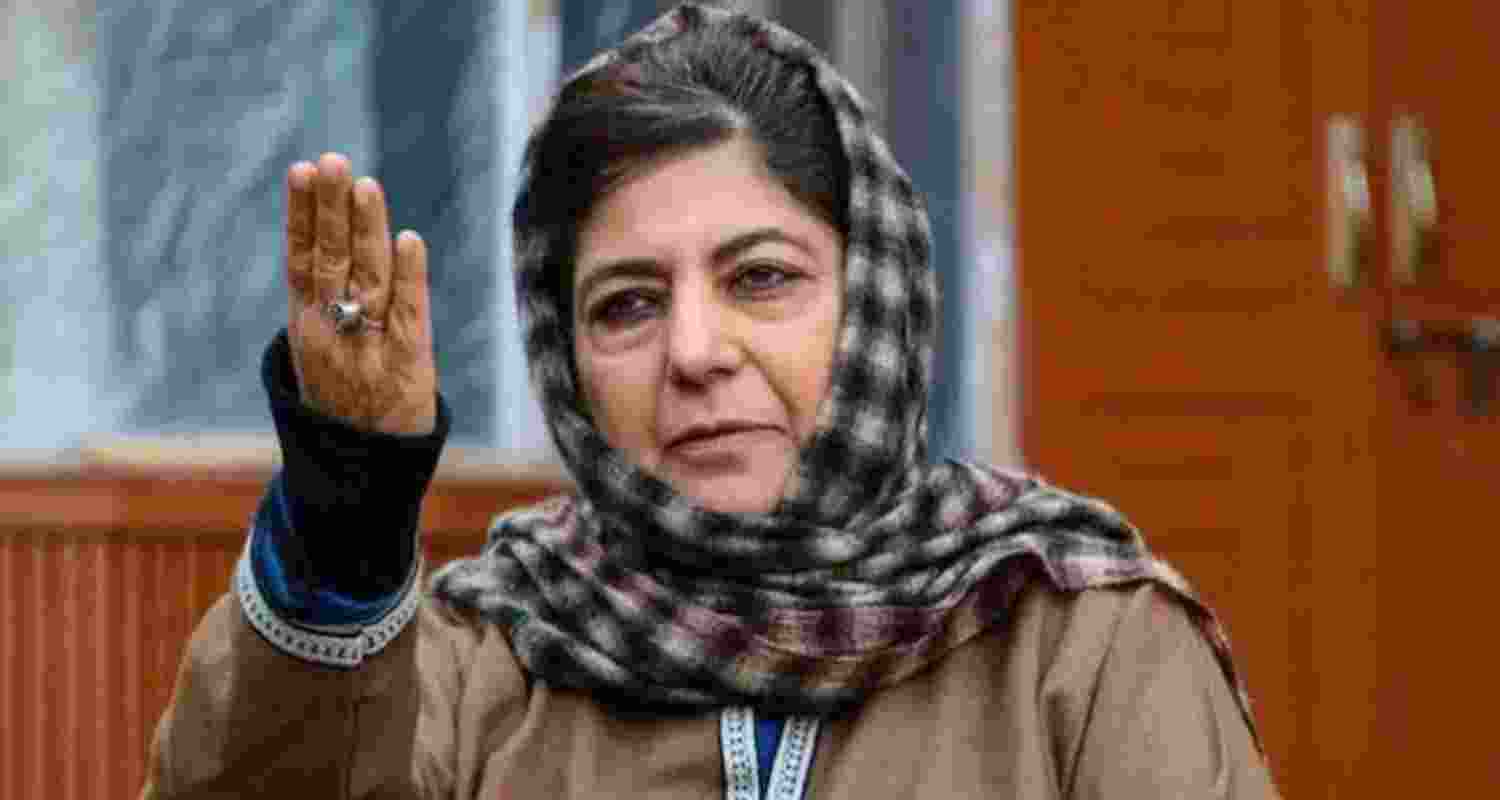Jammu and Kashmir People’s Democratic Party (PDP) president Mehbooba Mufti.
