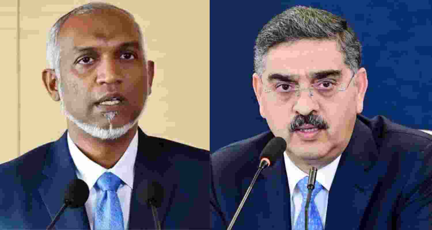 Maldives President Mohamed Muizzu spoke with Pakistan Caretaker-Prime Minister Anwaar Ul Haq Kakar for monetary aid Maldives President Mohamed Muizzu spoke with Pakistan Caretaker-Prime Minister Anwaar Ul Haq Kakar for monetary aid