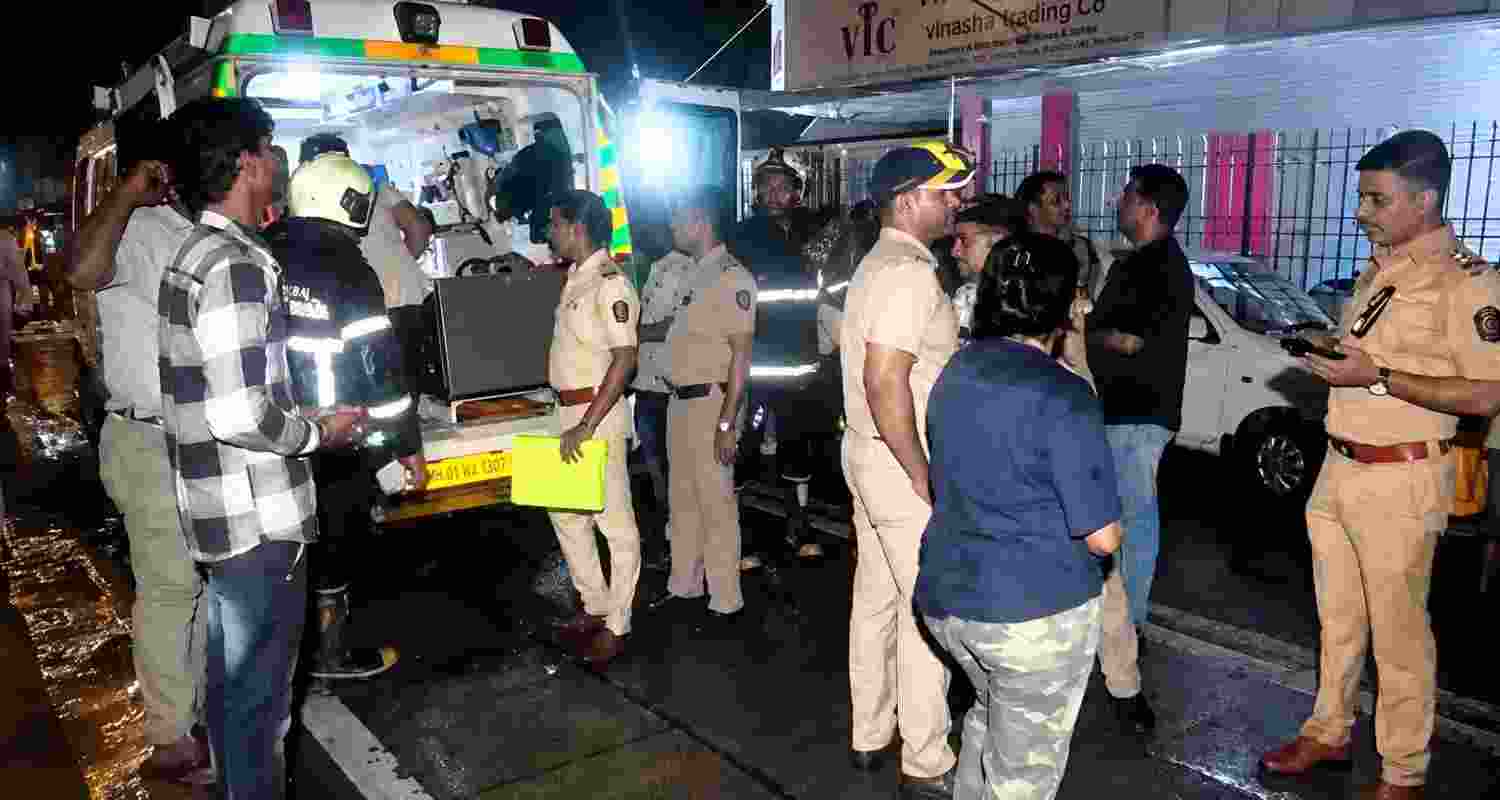 Two people died and eight were injured after a fire broke out on the 11th floor of a building in Mumbai's Vile Parle on Tuesday night.