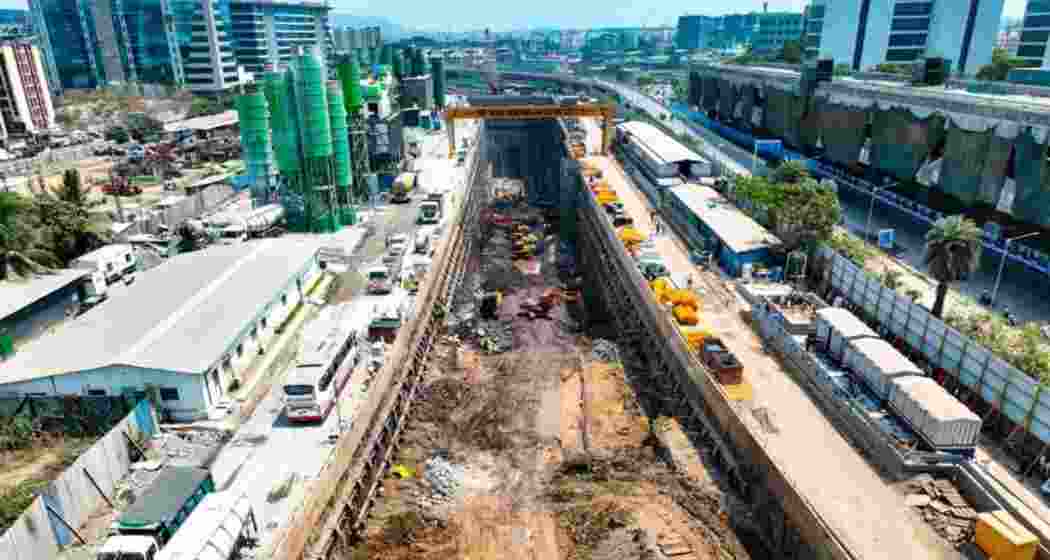 Excavation work reaches 84% at Bandra Kurla Complex, India’s only underground bullet train station on the Mumbai–Ahmedabad corridor. 