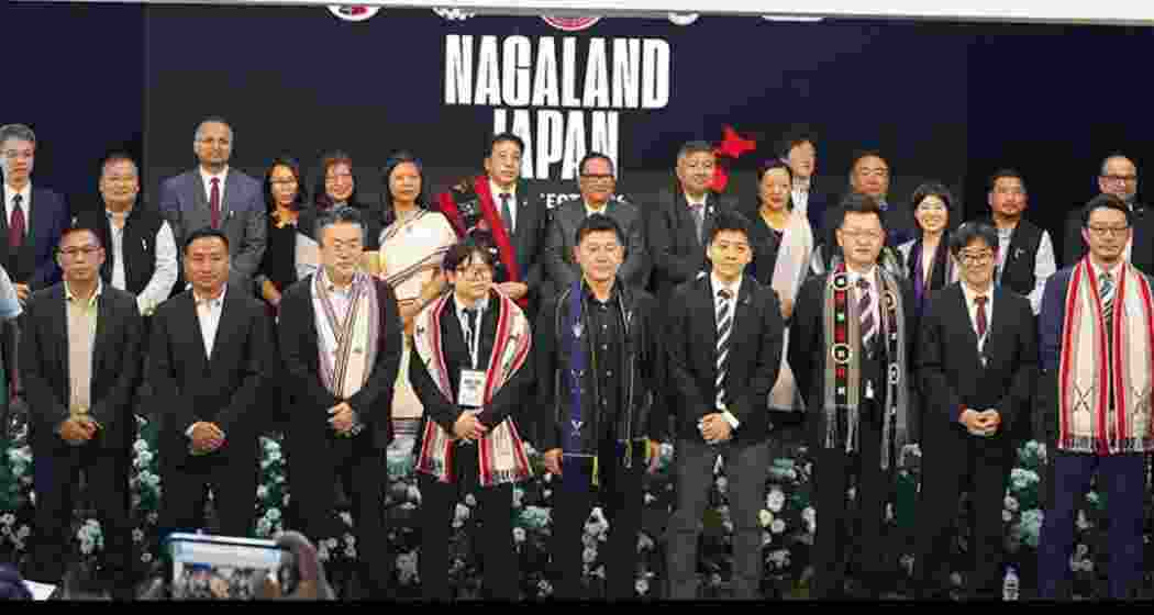 Students and educators during interactions with Japanese employers at Nagaland-Japan Connect 2026 in Dimapur.