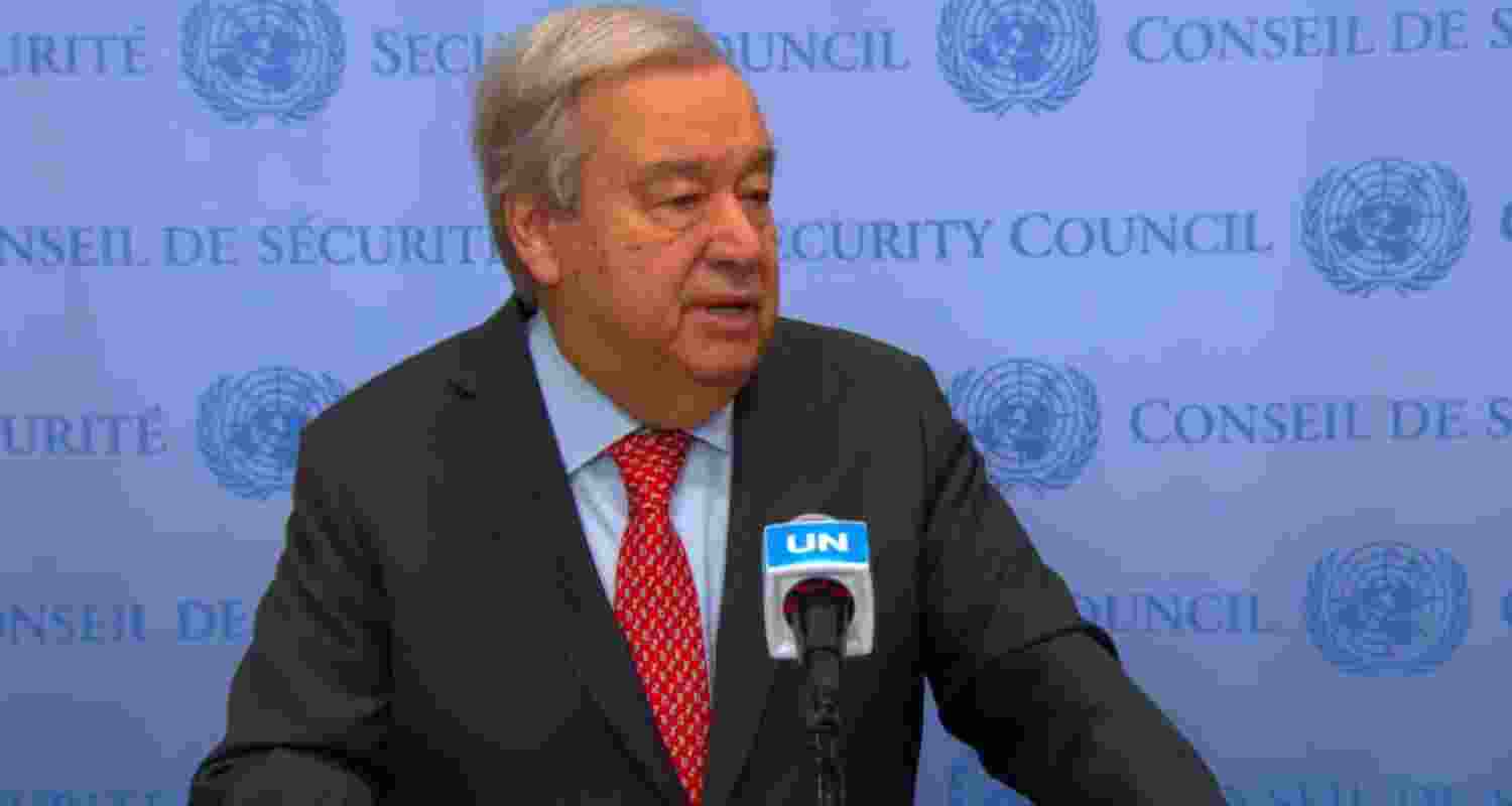 UN chief Guterres. 