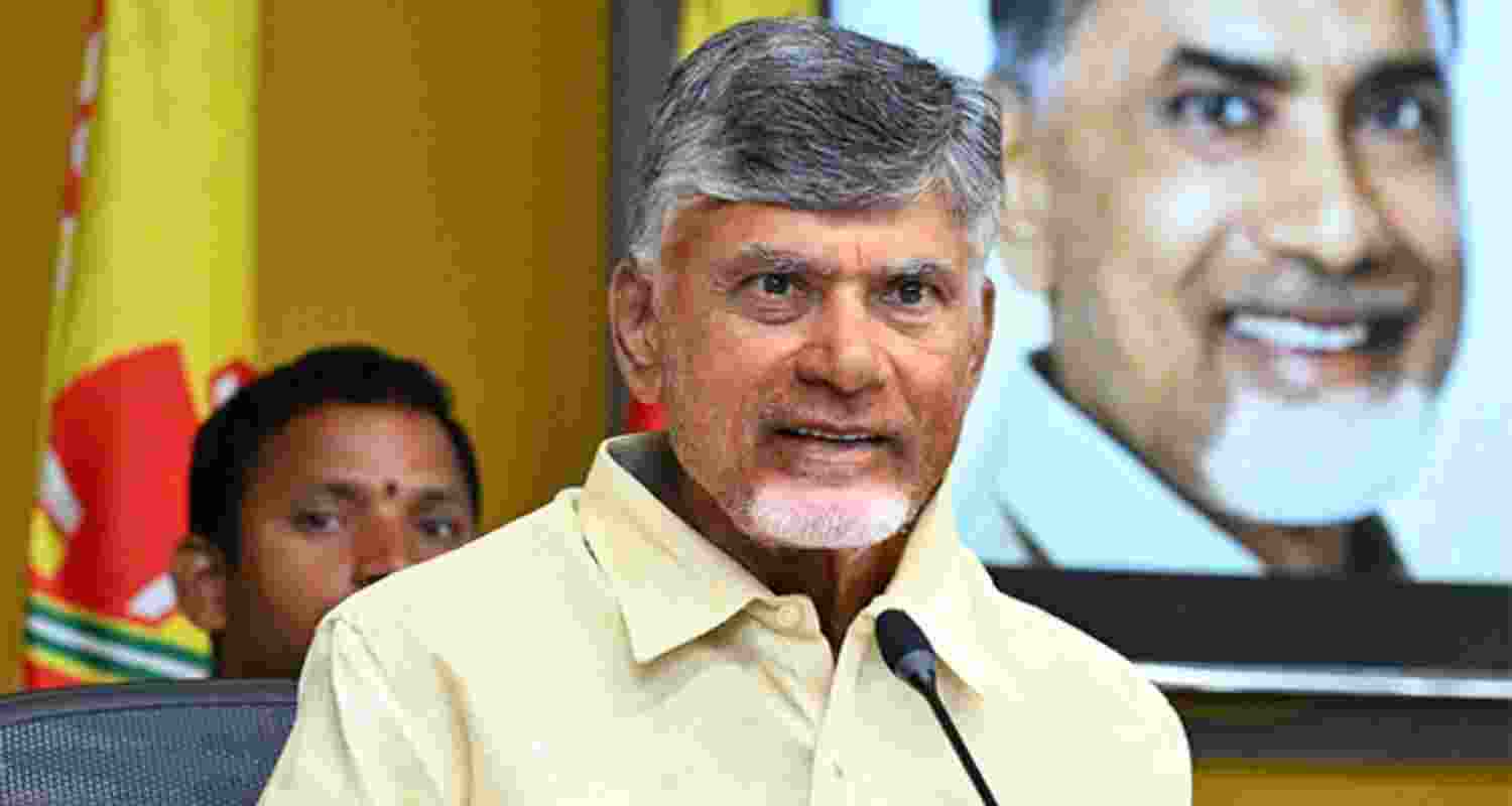 Andhra Pradesh Chief Minister N Chandrababu Naidu - file image.