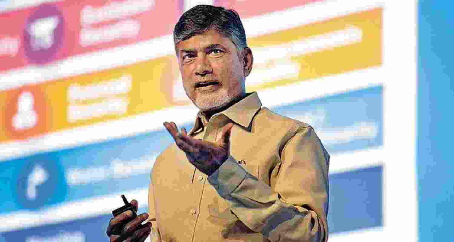 Andhra Pradesh Chief Minister N Chandrababu Naidu - file image.