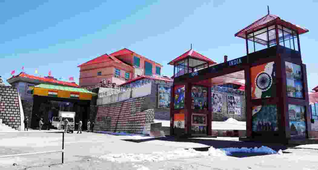 The Nathula Pass in Sikkim.