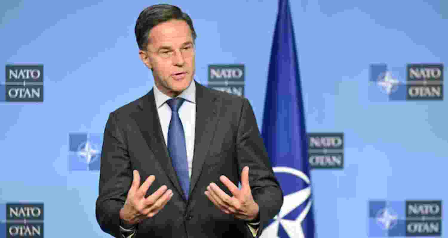 A representative image of NATO chief Mark Rutte. 