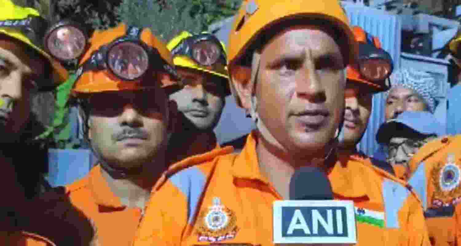 NDRF team commander Amrit Lal Meena 