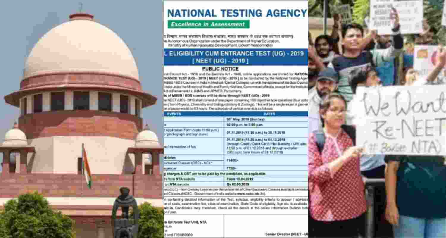 Centre, NTA oppose pleas for scrapping NEET 2024 Centre, NTA oppose pleas for scrapping NEET 2024