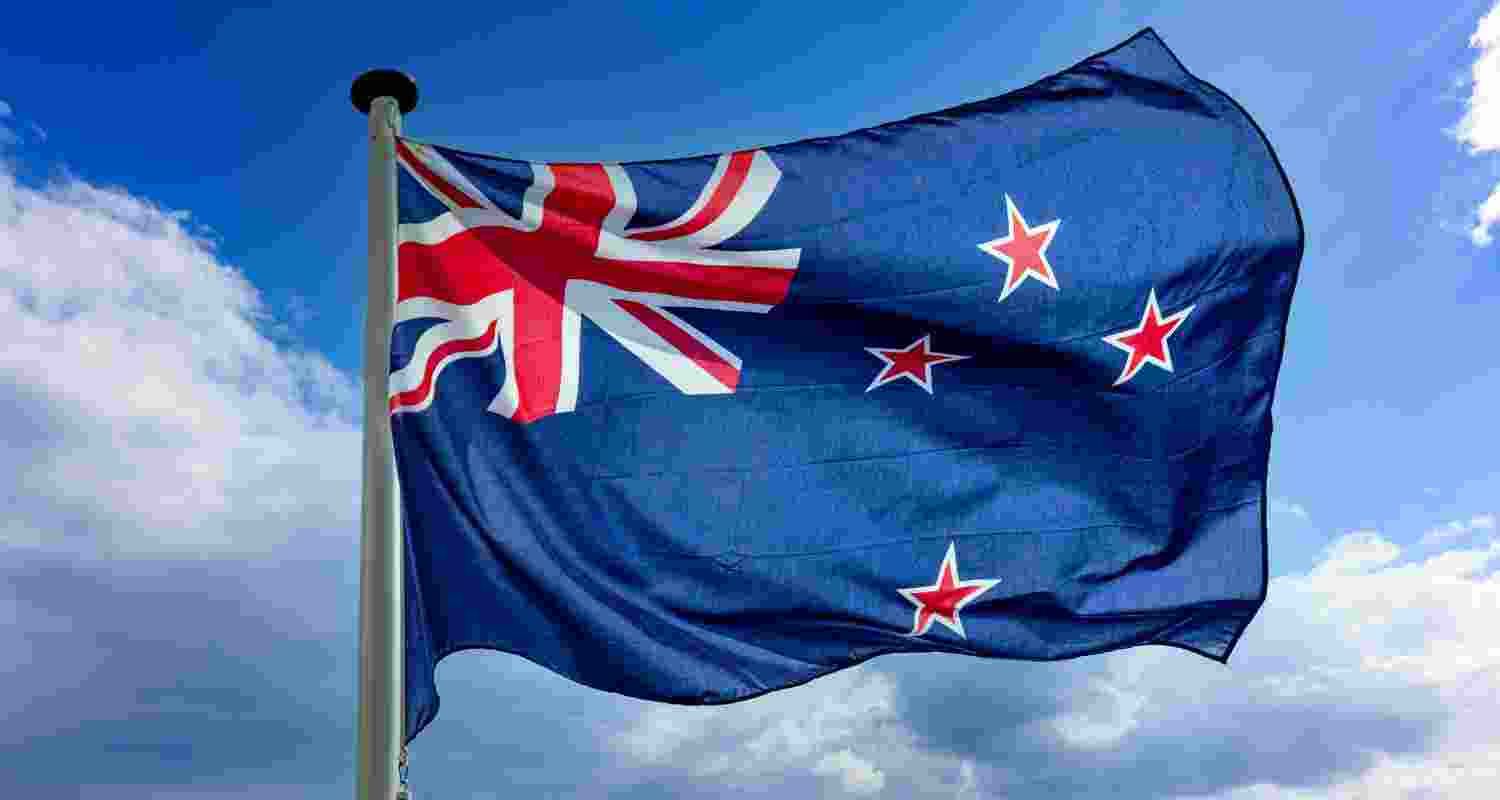 New Zealand's flag. New Zealand's flag.
