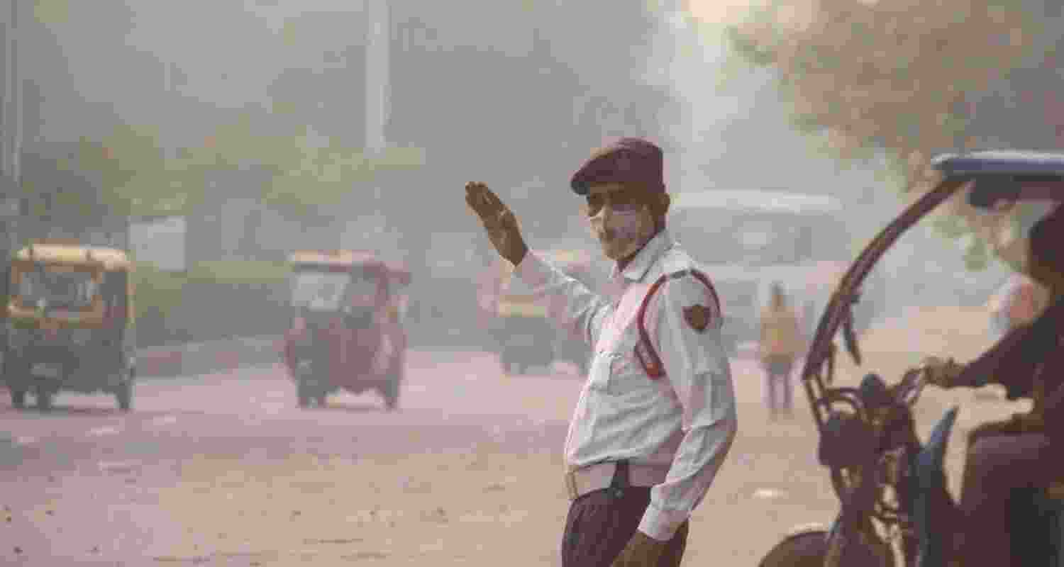 Air quality dips in Haryana and Punjab.