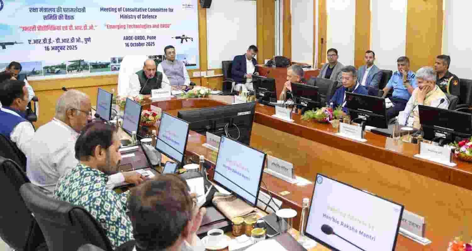 Rajnath addressed Consultative Committee for Ministry of Defence. 