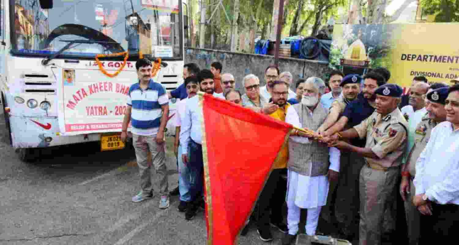IGP flags off Mata Kheer Bhawani Yatra 2025 to Kashmir