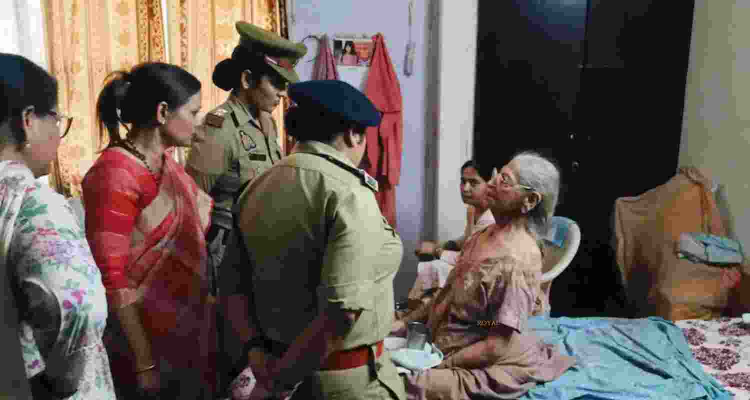 'Illegal' old age home raided in Noida, elderly found tied up 'Illegal' old age home raided in Noida, elderly found tied up