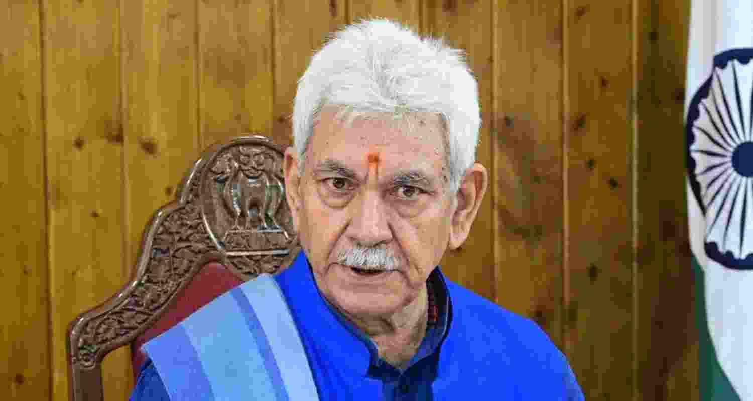 J&K Lt Governor Manoj Sinha. J&K Lt Governor Manoj Sinha.