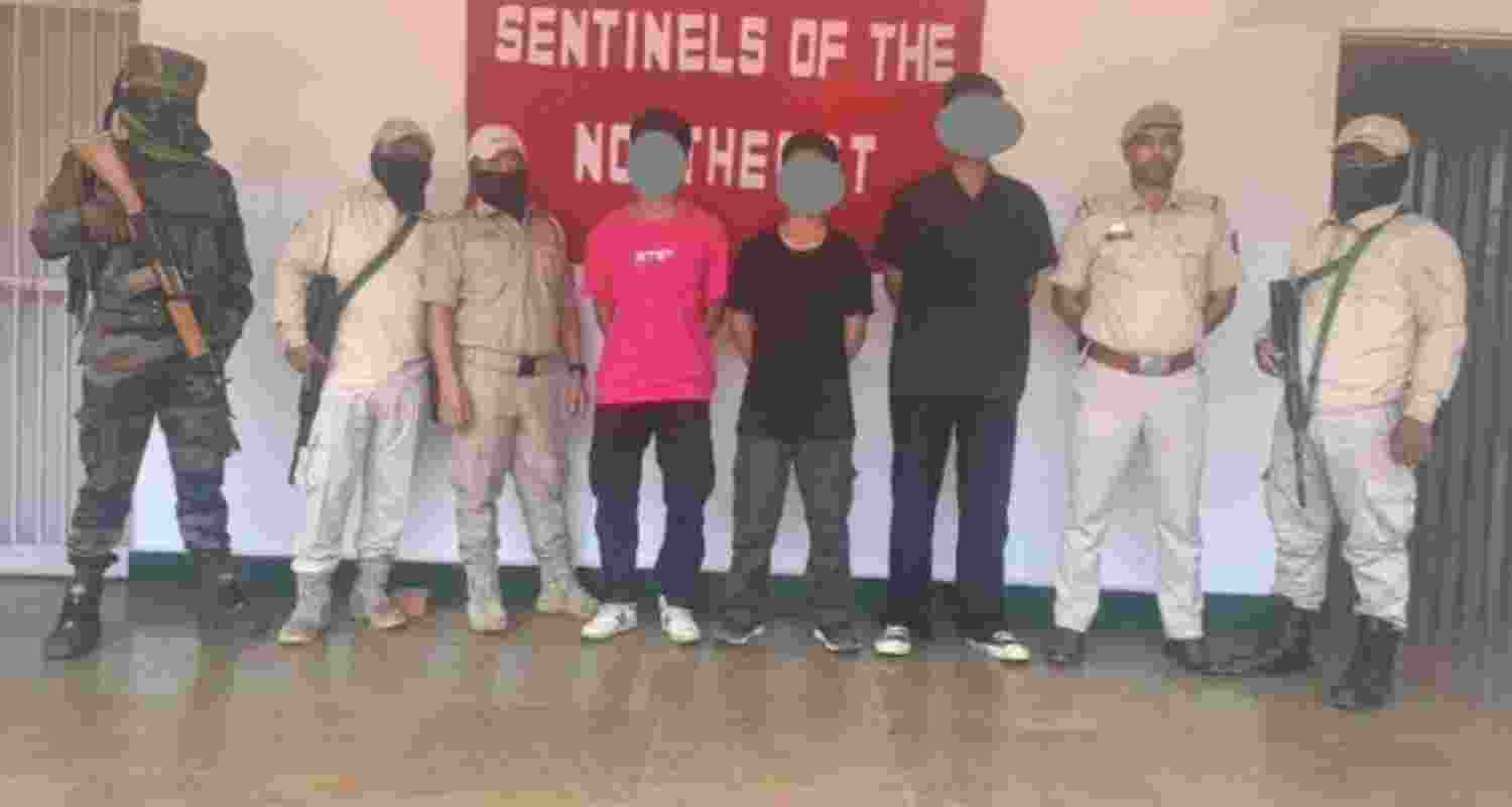 Two active cadres of the banned Kanglei Yawol Kanna Lup (KYKL) were apprehended from separate locations in Imphal West district on May 17. 
