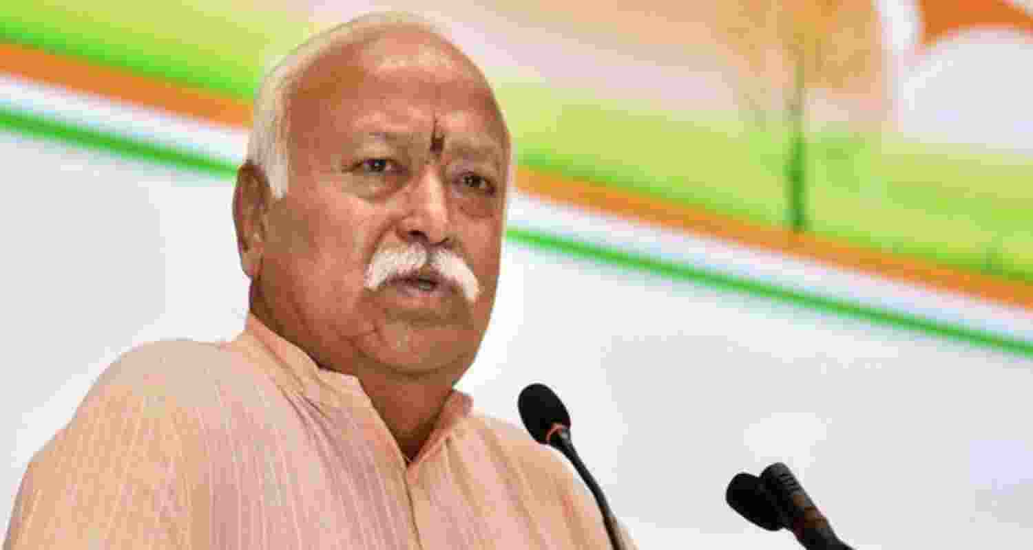 Rashtriya Swayamsevak Sangh (RSS) chief Mohan Bhagwat.