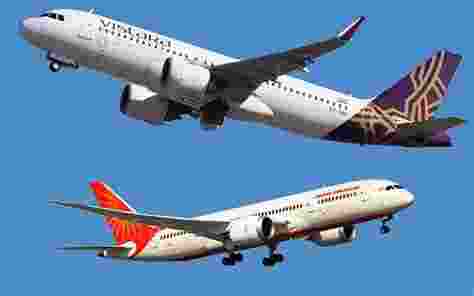 Singapore's competition watchdog granted conditional approval on Tuesday for the merger between Tata Group-owned Air India and Vistara, a joint venture between Tata and Singapore Airlines. Singapore's competition watchdog granted conditional approval on Tuesday for the merger between Tata Group-owned Air India and Vistara, a joint venture between Tata and Singapore Airlines.