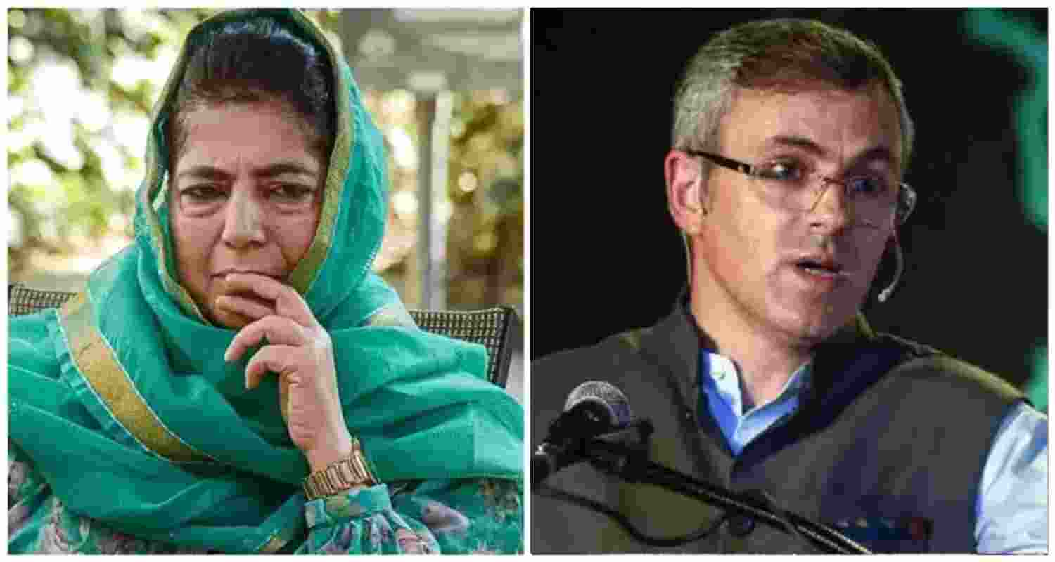 J&K leaders, including Omar Abdullah and Mehbooba Mufti, have criticised the suspension of three government employees over alleged terror links, demanding fair hearings before any disciplinary action. J&K leaders, including Omar Abdullah and Mehbooba Mufti, have criticised the suspension of three government employees over alleged terror links, demanding fair hearings before any disciplinary action.