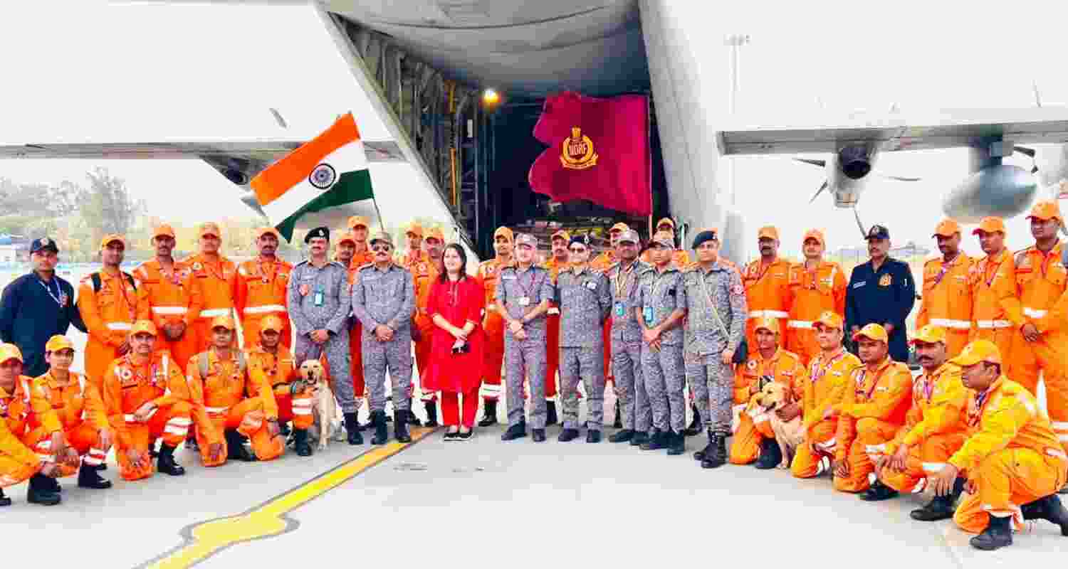 India sends 80-member NDRF team to Myanmar under ‘Op Brahma’