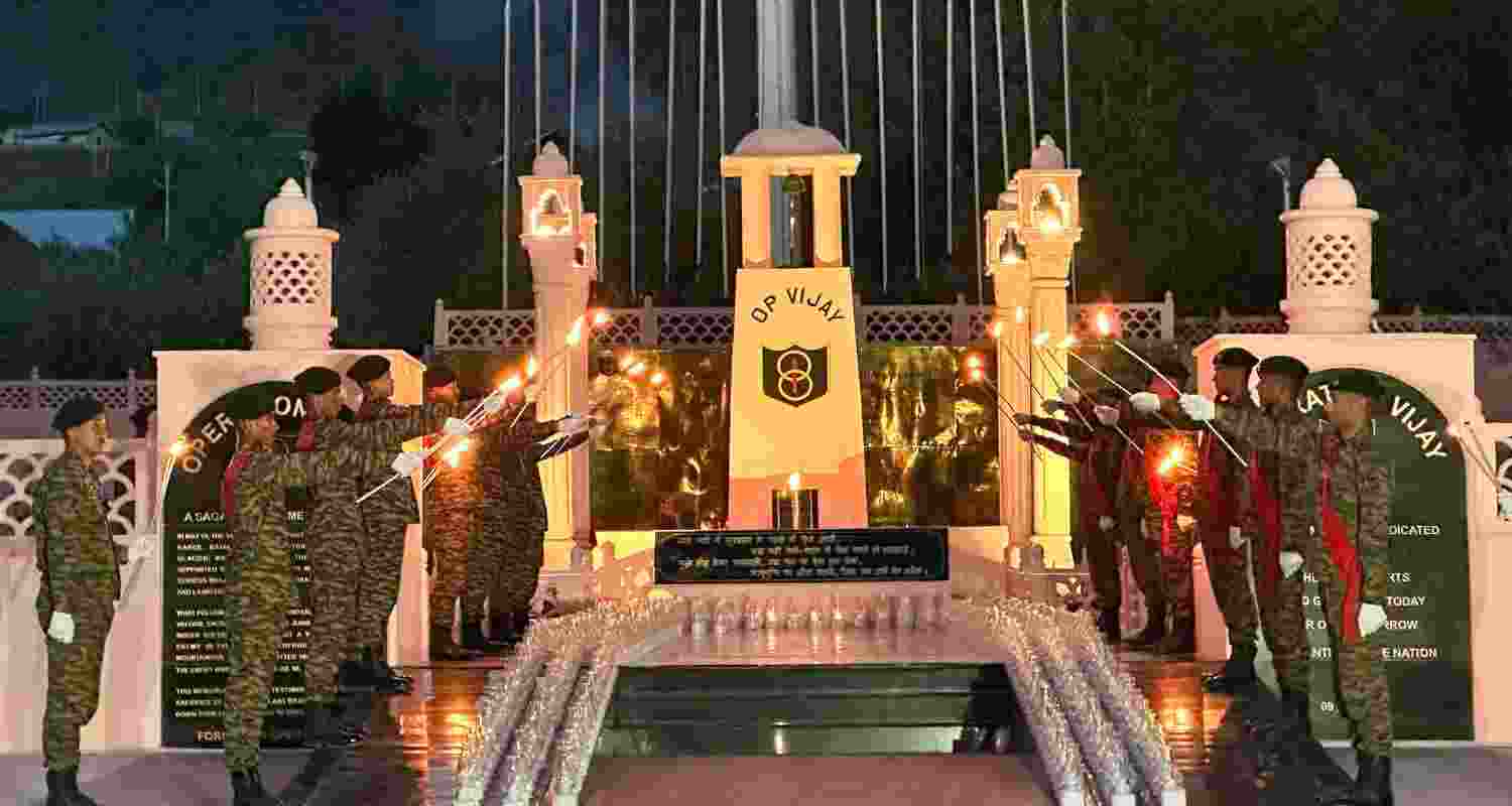 Drones, robotic dogs star in Indian Army’s Kargil tribute