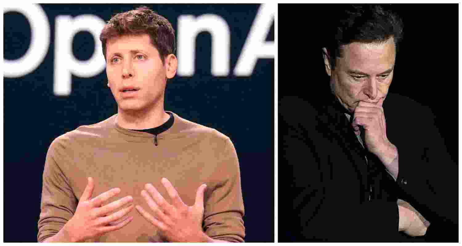 Chief executive officer of OpenAI since 2019, Sam Altman (L), billionaire industrialist Elon Musk (R). Chief executive officer of OpenAI since 2019, Sam Altman (L), billionaire industrialist Elon Musk (R).