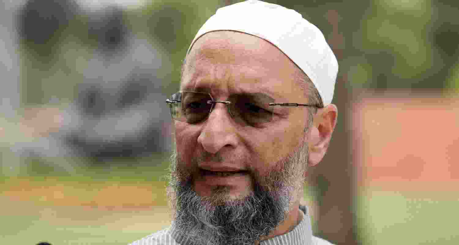 All India Majlis-e-Ittehadul Muslimeen (AIMIM) chief Asaduddin Owaisi.