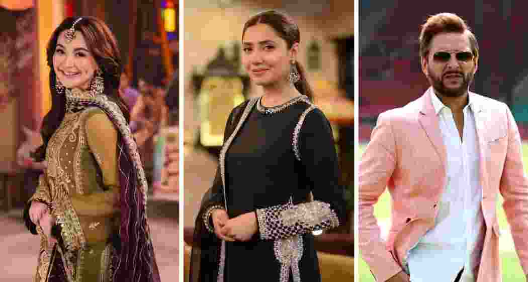 Instagram and Twitter profiles of Pakistani celebrities, including Hania Aamir (L) Mahira Khan (C) and Shahid Afridi, were reblocked in India on Thursday after briefly reappearing the previous day without explanation.