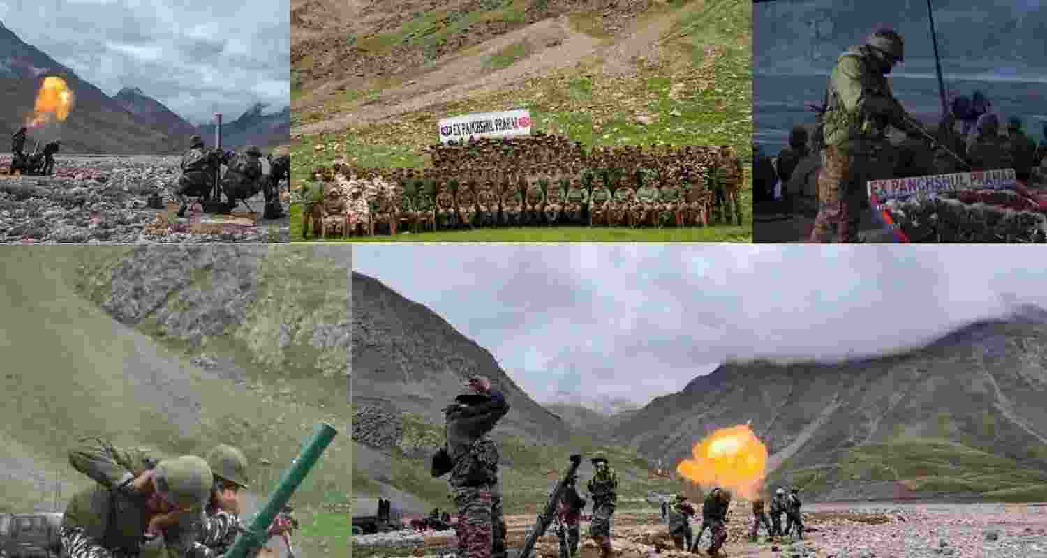 Army, SSB, and ITBP conduct a tri-service exercise