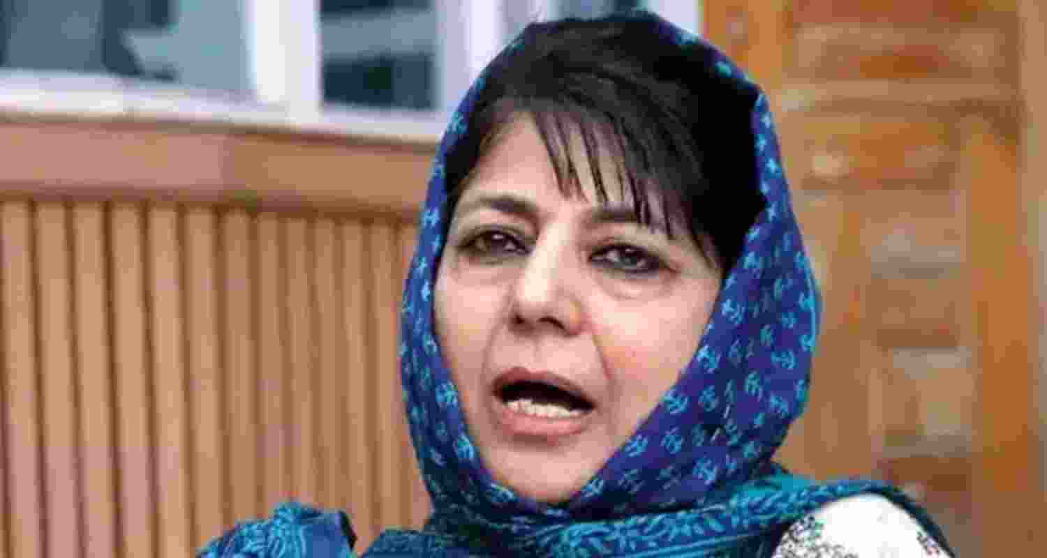 PDP chief Mehbooba Mufti.