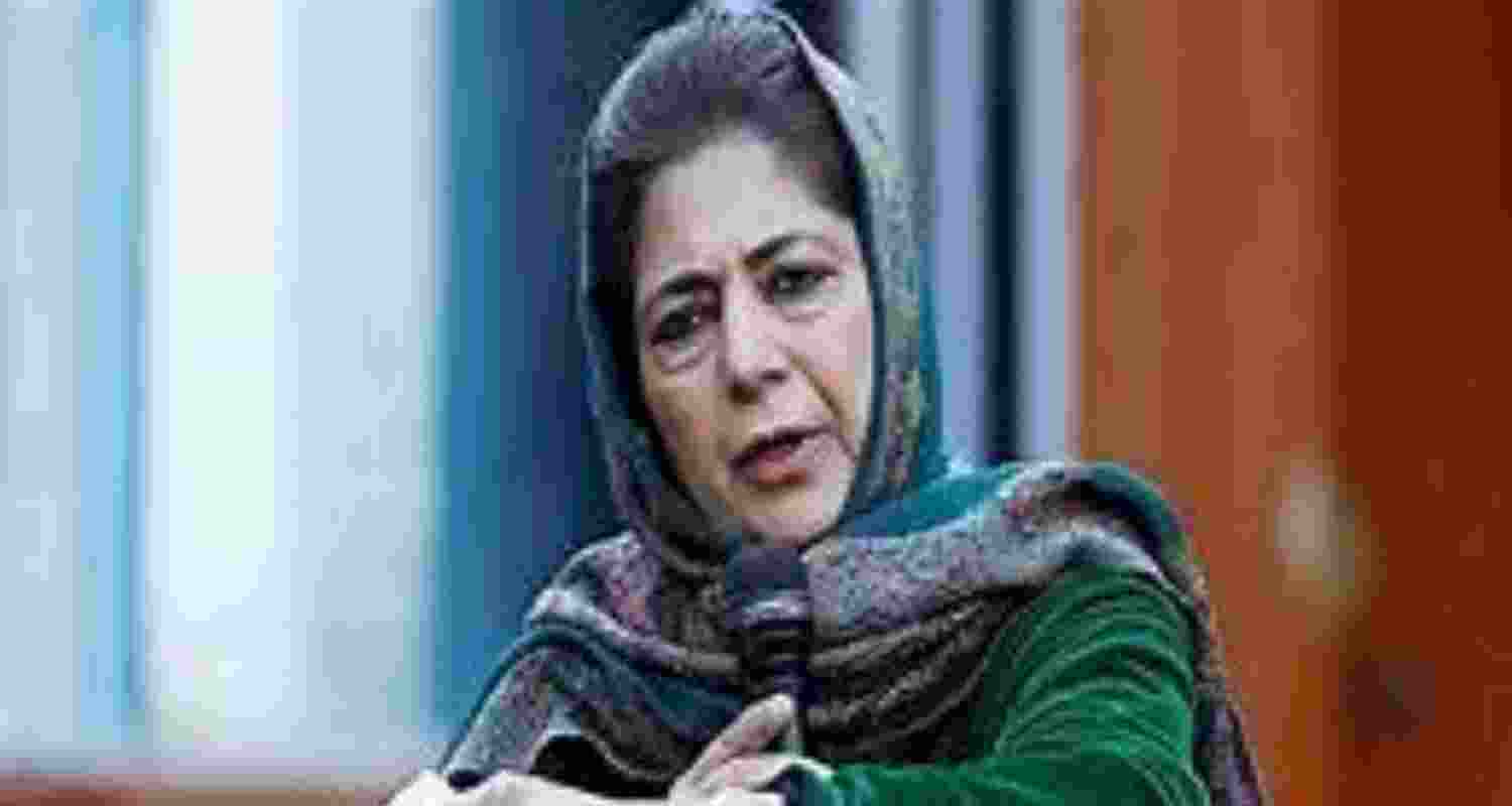 PDP president Mehbooba Mufti. PDP president Mehbooba Mufti.