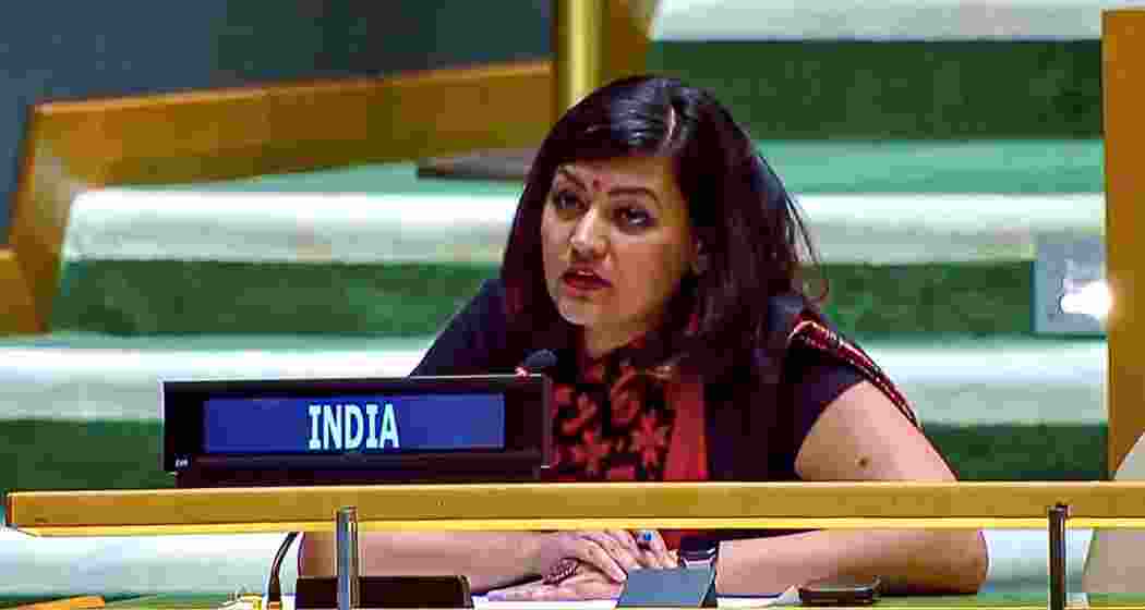 First Secretary in India’s Permanent Mission to the United Nations, Petal Gahlot. File | Photo Credit: PTI