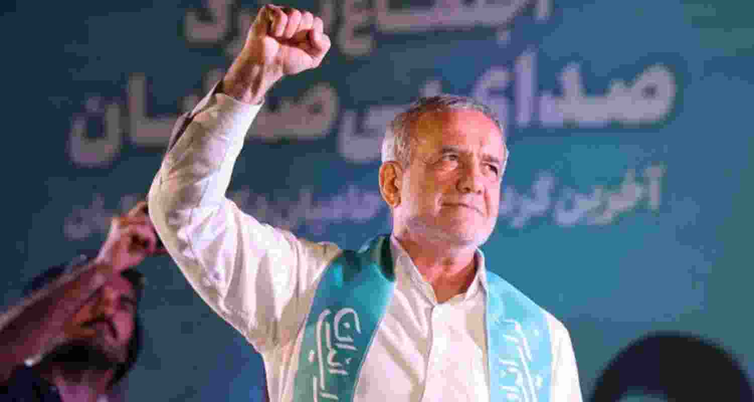 Masoud Pezeshkian. Image via X.