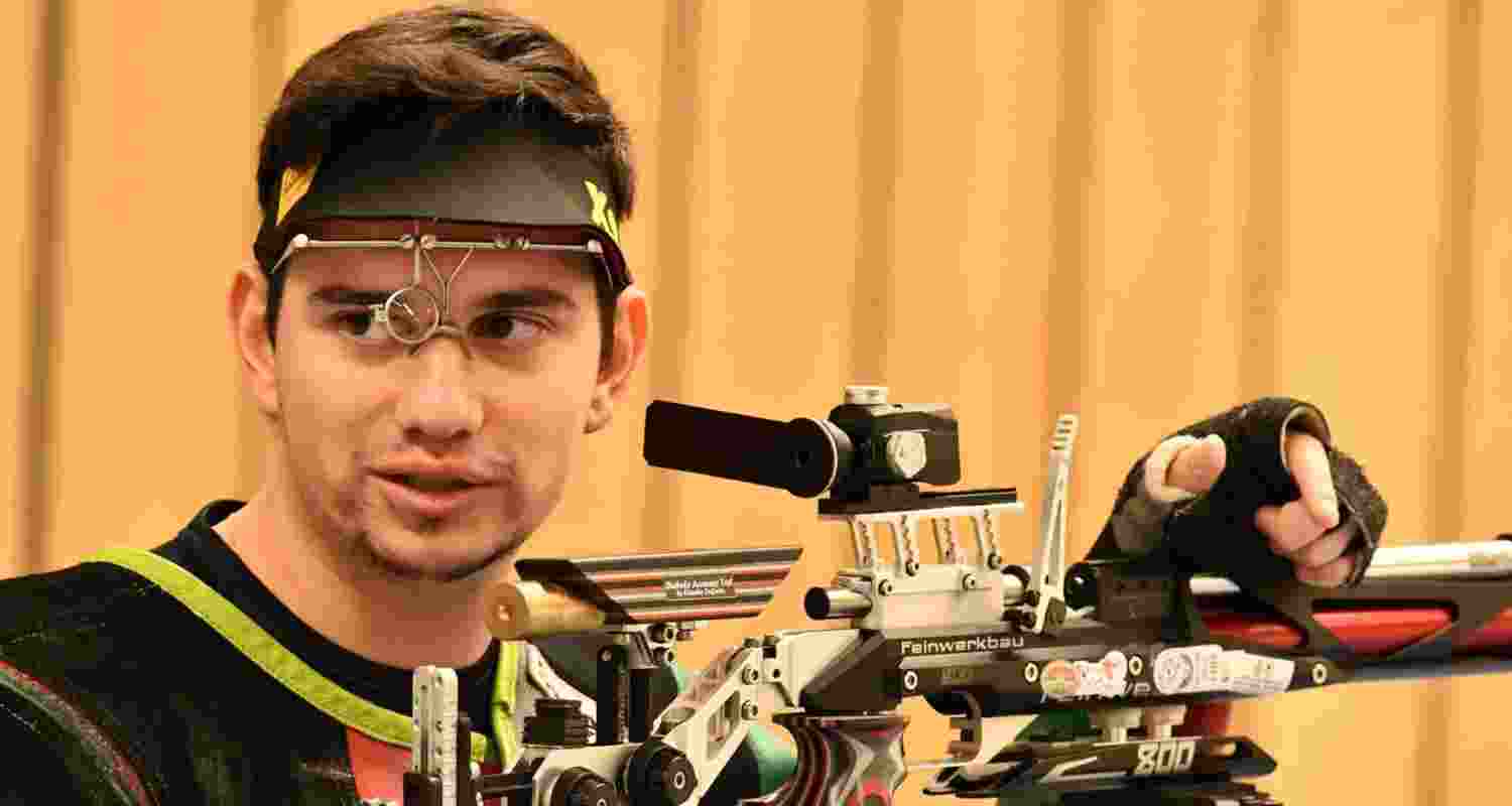 Italy's Danilo Sollazzo, who finished second behind India's Rudrankksh Patil in the Cairo World Championship in 2022, shattered the men's 10m air rifle finals world record.