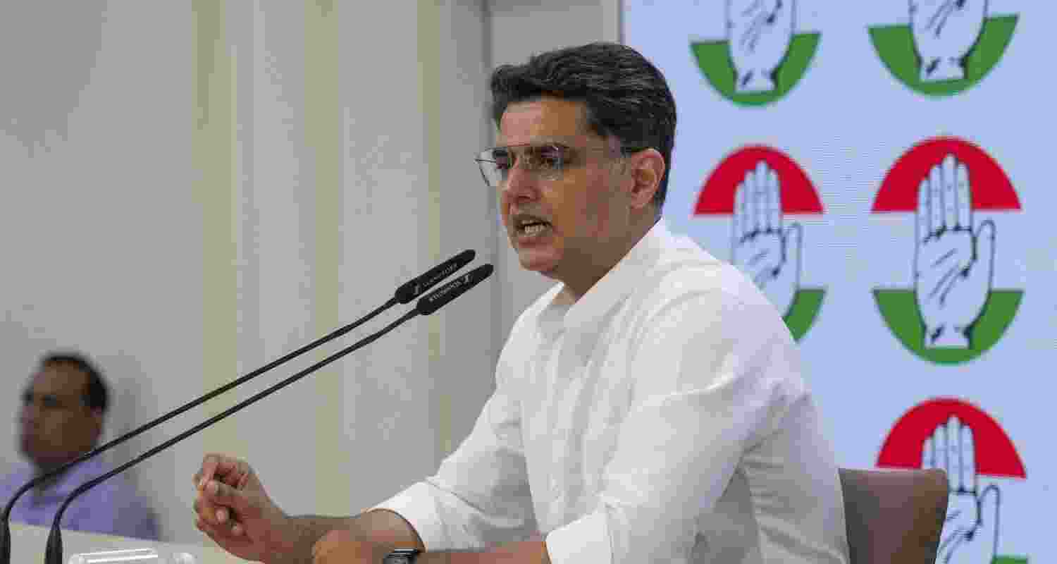 Senior party leader and member Congress Working Committee Sachin Pilot. Image: X