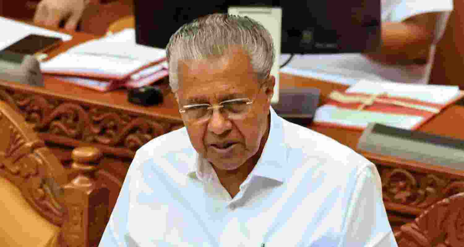 Keralam’s Leader of the Opposition Pinarayi Vijayan. 