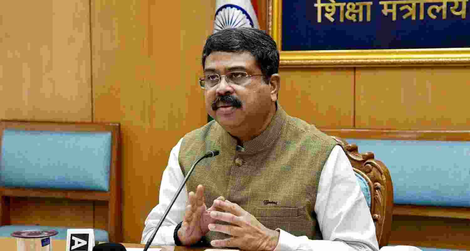 Union Education Minister Dharmendra Pradhan. File photo. Union Education Minister Dharmendra Pradhan. File photo.