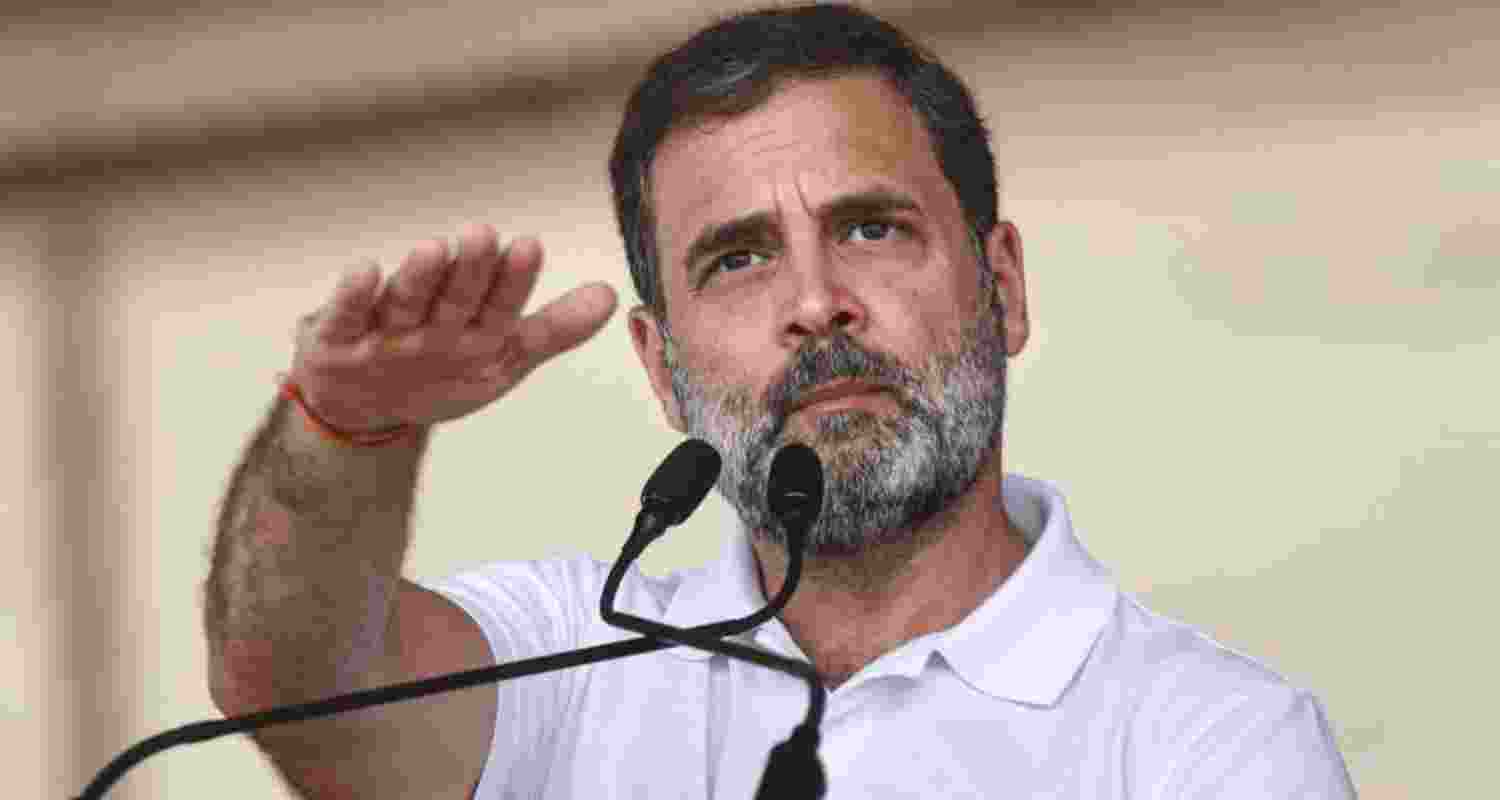 Congress leader Rahul Gandhi. Congress leader Rahul Gandhi.