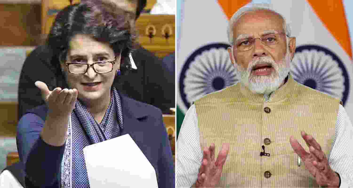 Priyanka calls Modi's 110-min long LS speech 'boring' Priyanka calls Modi's 110-min long LS speech 'boring'