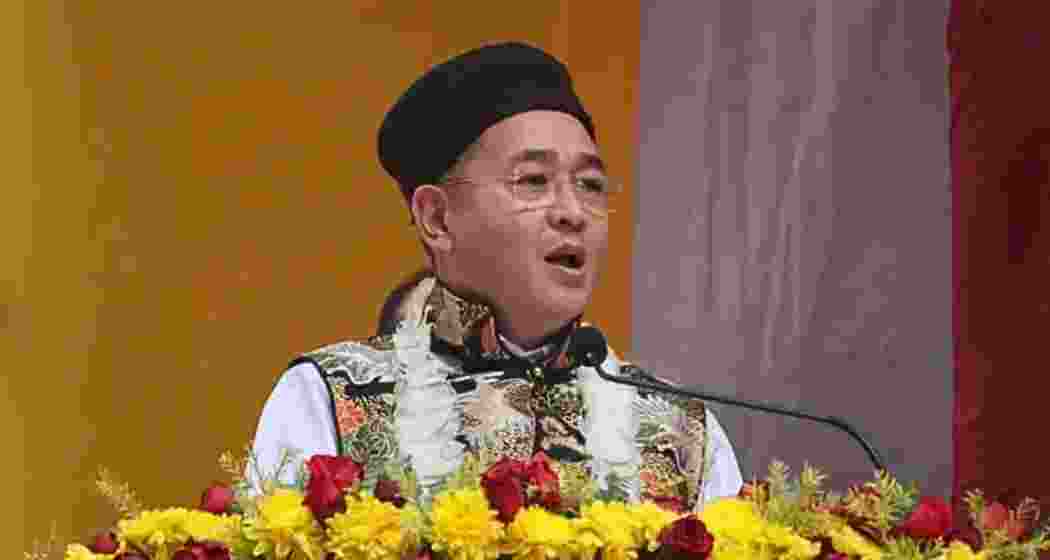 File photo of Sikkim Chief Minister Prem Singh Tamang.