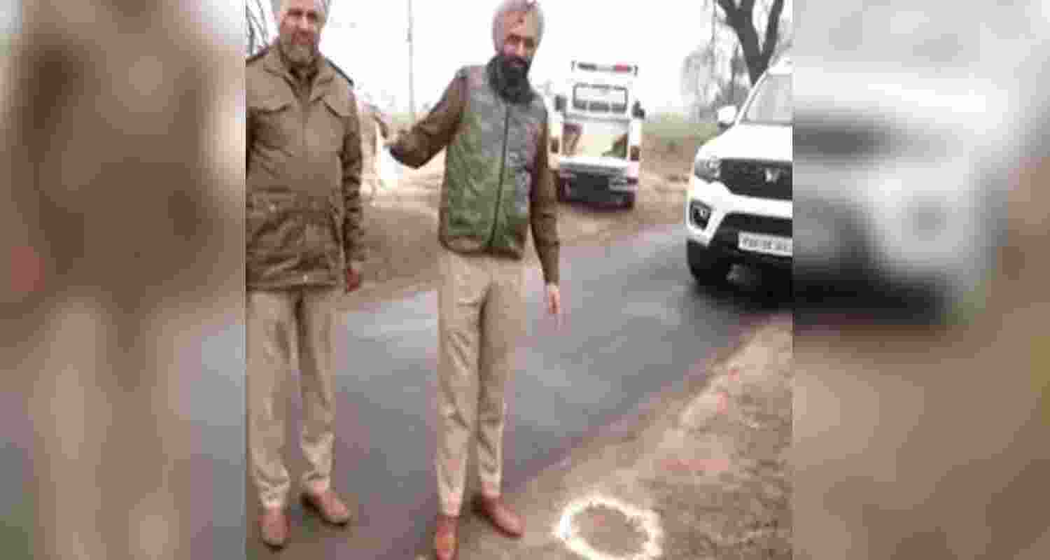 Visuals from the encounter site.