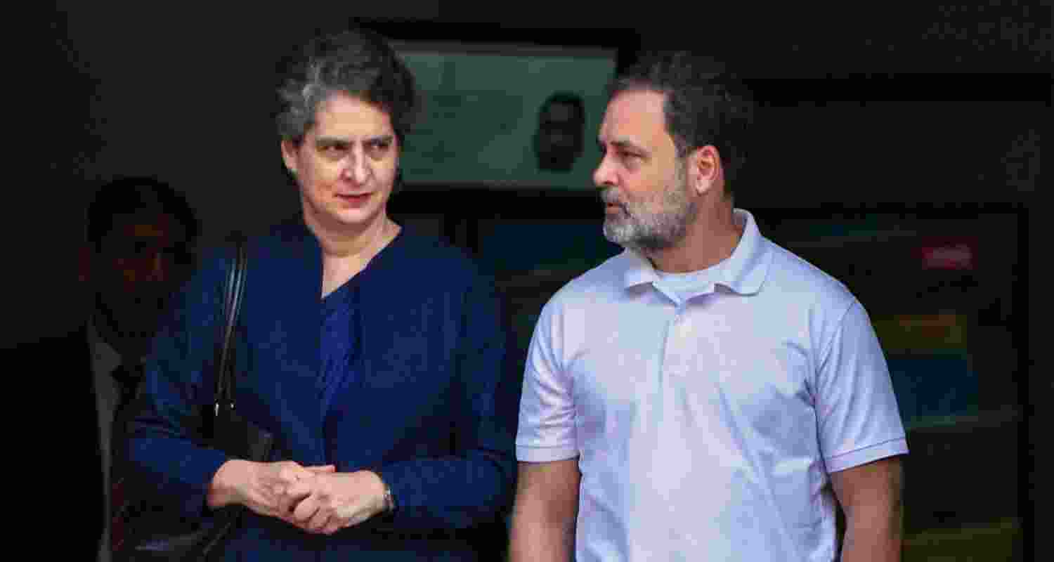 Senior Congress leaders Rahul Gandhi and Priyanka Gandhi Vadra 
