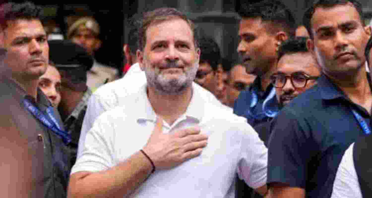 Congress leader Rahul Gandhi - file image.