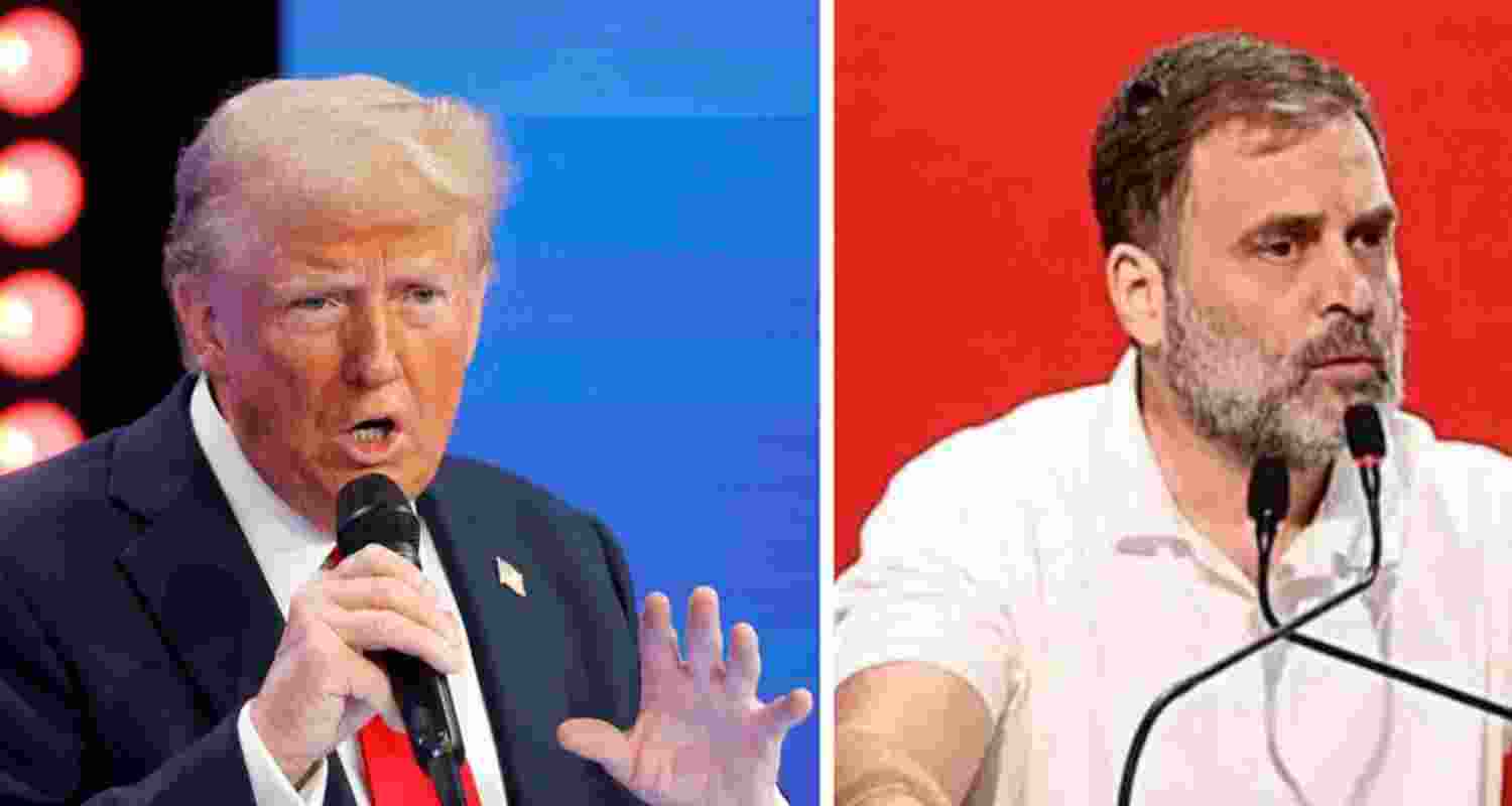 Rahul Gandhi on Wednesday backed former US President Donald Trump's scathing remarks on the Indian economy. 